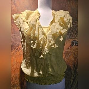 A. Byer Yellow blouse
